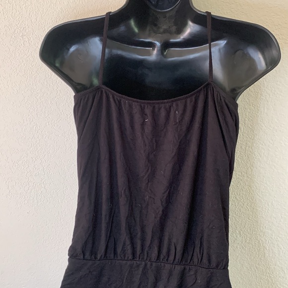 Anthropologie Piper & Sparrow Sexy Black Wrap Bodysuit Thong Size Medium Top - Picture 5 of 11